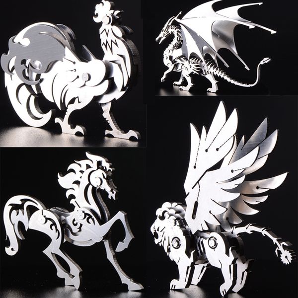 elk/dragon animal stainless steel 3d metal kits puzzle assembling model creative birthday decoration toy y190530
elk/dragon animal stainless steel 3d metal kits puzzle assembling model creative birthday decoration toy y190530