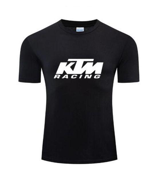 

2019 Новый KTM racing Печатный Байкер Мотоцикл Гонки Футболки Летняя Мода Повседневная