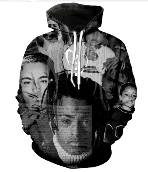 новая горячих моды raper xxxtentacion косплей толстовка 3d печати одежда женщина / мужчина мужской 3d толстовка повседневных пуловеры топов, Black
новая горячих моды raper xxxtentacion косплей толстовка 3d печати одежда женщина / мужчина мужской 3d толстовка повседневных пуловеры топов, Black