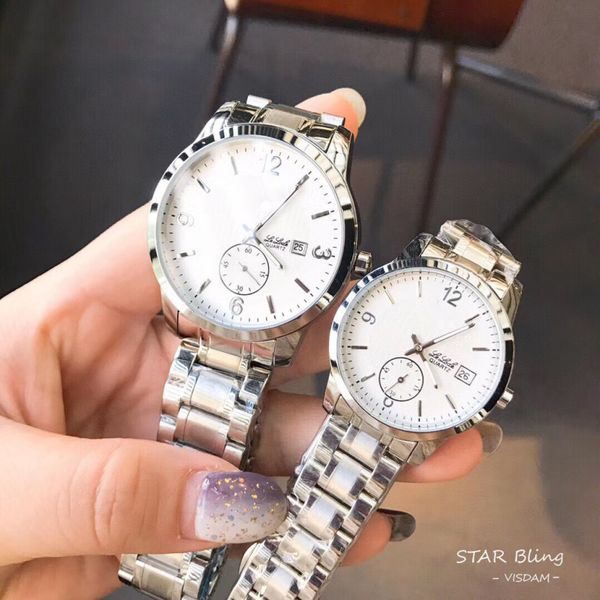 2020 new couple watch fashion wild temperament trend simple men's watch female watch sweet gift, Slivery;brown
2020 new couple watch fashion wild temperament trend simple men's watch female watch sweet gift, Slivery;brown