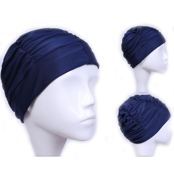 summer swimming cap size long hair sports swim pool hat elastic nylon turban for men & women
summer swimming cap size long hair sports swim pool hat elastic nylon turban for men & women
