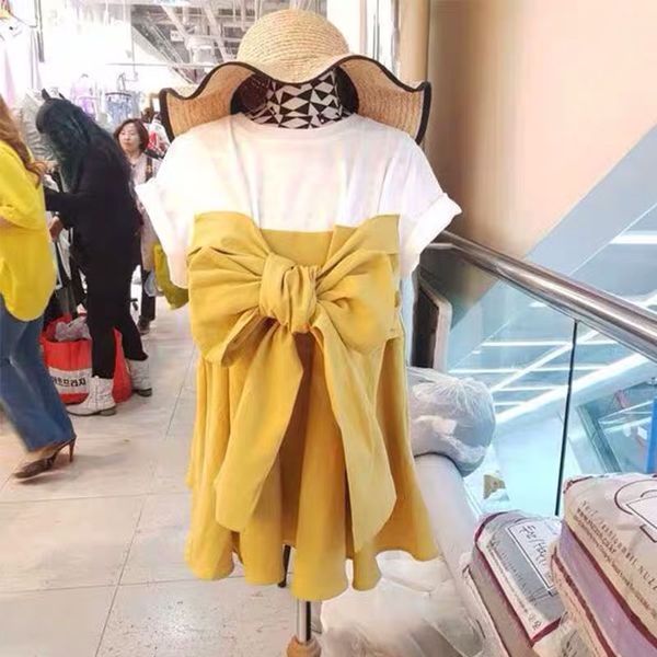 kymakutu 2020 new big bow patchwork t shirt women clothes loose sweet summer ladies kawaii korea fashion tee shirt female, White
kymakutu 2020 new big bow patchwork t shirt women clothes loose sweet summer ladies kawaii korea fashion tee shirt female, White