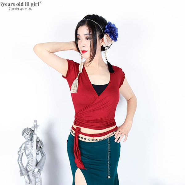 belly dance long sleeve knitted oriental professional bellydance shirts women practice belly dancing clothes gcc01-02, Black;red
belly dance long sleeve knitted oriental professional bellydance shirts women practice belly dancing clothes gcc01-02, Black;red