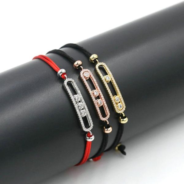 handmade diy micro cz gold silver crystal slidable bracelet for men women red rope thread adjustable bracelets jewelry gift, Golden;silver
handmade diy micro cz gold silver crystal slidable bracelet for men women red rope thread adjustable bracelets jewelry gift, Golden;silver