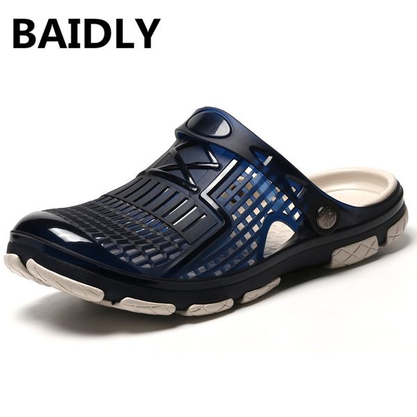 baidly men's summer sandals new hollow out breathable men slippers lighted casual shoes outdoor slipper on beach shoes, Black
baidly men's summer sandals new hollow out breathable men slippers lighted casual shoes outdoor slipper on beach shoes, Black