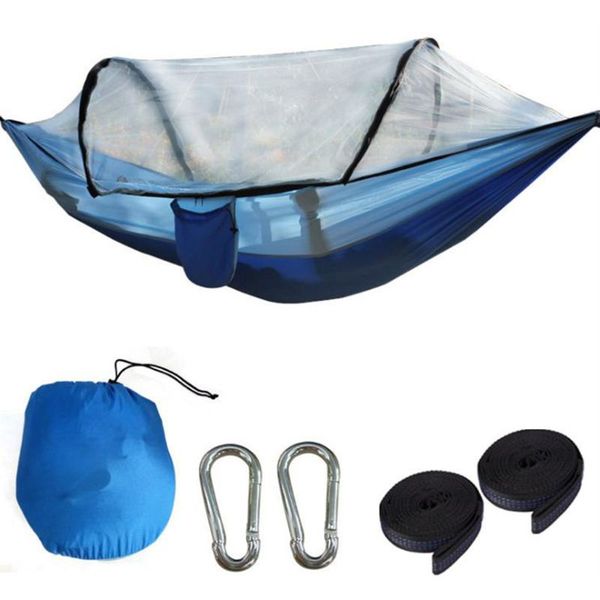 1-2 person portable outdoor hammock with mosquito net parachute camping hanging x6hc
1-2 person portable outdoor hammock with mosquito net parachute camping hanging x6hc