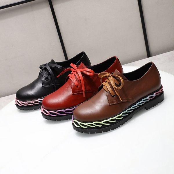 british style small leather shoes female 2019 autumn new fashion casual outdoor thick bottom increased leather lace black shoes
british style small leather shoes female 2019 autumn new fashion casual outdoor thick bottom increased leather lace black shoes