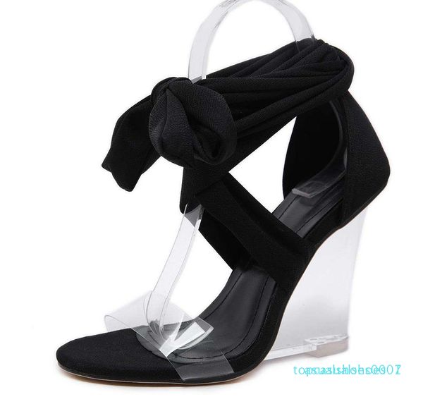 ankle wrap clear heels fashion luxury designer women gladiator women sandals women platform wedges heels sandals size 35 to 41, Black
ankle wrap clear heels fashion luxury designer women gladiator women sandals women platform wedges heels sandals size 35 to 41, Black
