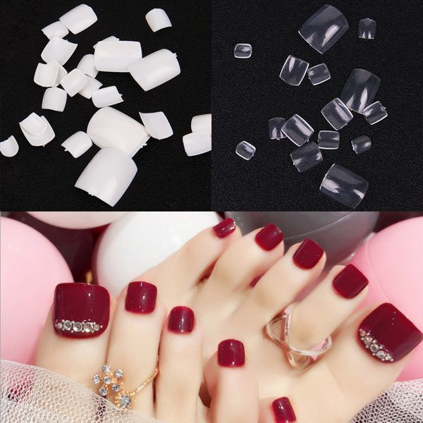 false nails 100pcs fake artificial acrylic toe full nail tips natural white transparent toenails foot manicure beauty art tools, Red;gold
false nails 100pcs fake artificial acrylic toe full nail tips natural white transparent toenails foot manicure beauty art tools, Red;gold
