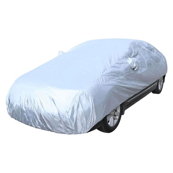 universal full car snow ice sun uv rain shade cover outdoor protector (silver) a32
universal full car snow ice sun uv rain shade cover outdoor protector (silver) a32