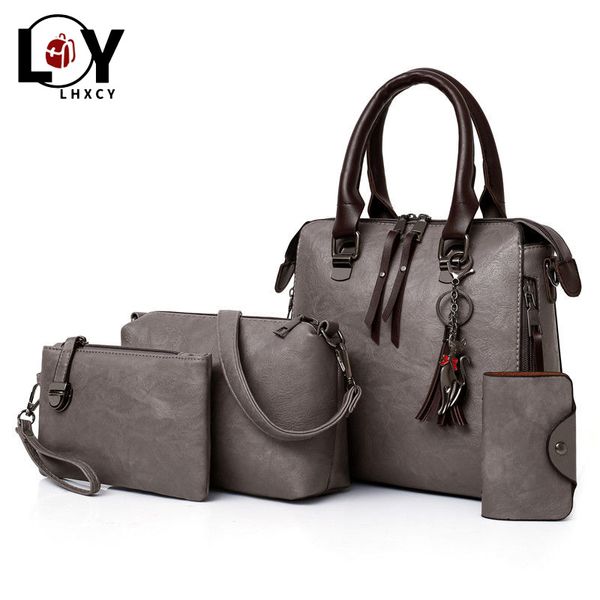 2020new мода 4 шт. / компл. высокое качество женщины композитный мешок роскошный кожаный кошелек и сумки искусственная кожа плеча messenger
2020new мода 4 шт. / компл. высокое качество женщины композитный мешок роскошный кожаный кошелек и сумки искусственная кожа плеча messenger