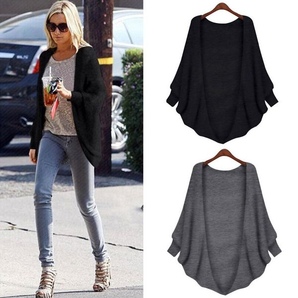 marchwind brand designer wholesale- 1pc loose cardigan sweater women long sleeve bat-wing sleeve coat, White;black
marchwind brand designer wholesale- 1pc loose cardigan sweater women long sleeve bat-wing sleeve coat, White;black