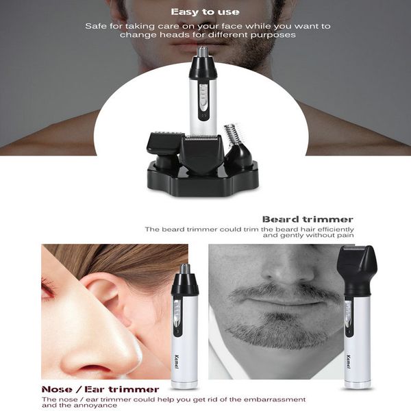 kemei 6620 4 in 1 men's face hair removal kit rasoir electrique avec tondeuse nez cutter shaver battery powered ayqqr
kemei 6620 4 in 1 men's face hair removal kit rasoir electrique avec tondeuse nez cutter shaver battery powered ayqqr