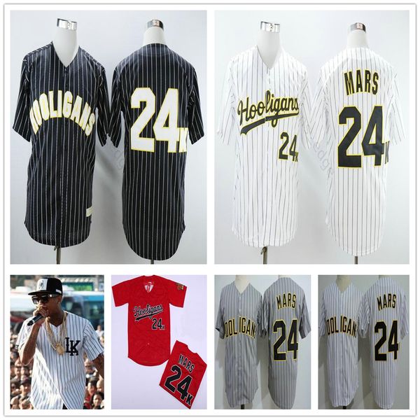 mens bruno mars 24k hooligans white pinstriped baseball jerseys stitched movie bruno mars 24k hooligans baseball jersey shirt, Black
mens bruno mars 24k hooligans white pinstriped baseball jerseys stitched movie bruno mars 24k hooligans baseball jersey shirt, Black