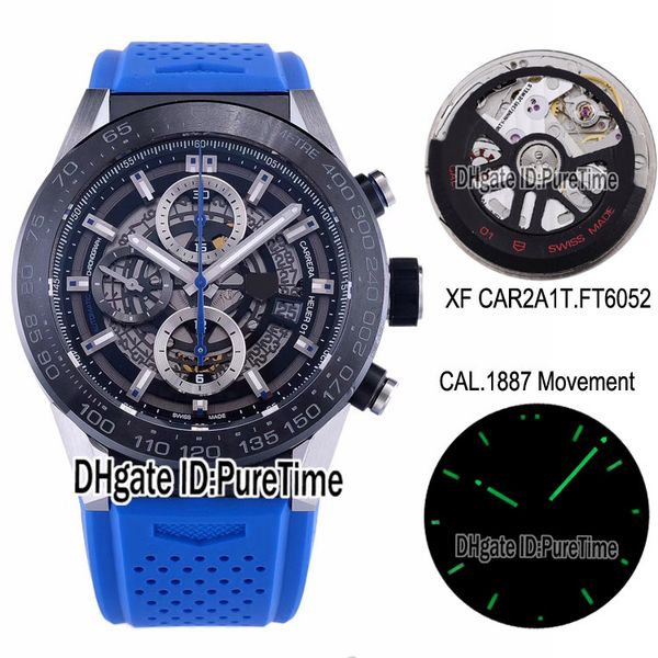 xf car2a1t cal 1887 automatic chronograph mens watch black ceramic bezel skeleton dial blue hand blue rubber strap edition puretime c03, Slivery;brown
xf car2a1t cal 1887 automatic chronograph mens watch black ceramic bezel skeleton dial blue hand blue rubber strap edition puretime c03, Slivery;brown