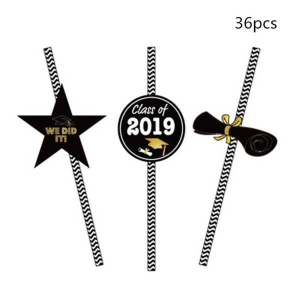 36pcs 2019 graduation party graduation certificate decorative straw cards inserts disposable paper straws theme party supplies
36pcs 2019 graduation party graduation certificate decorative straw cards inserts disposable paper straws theme party supplies