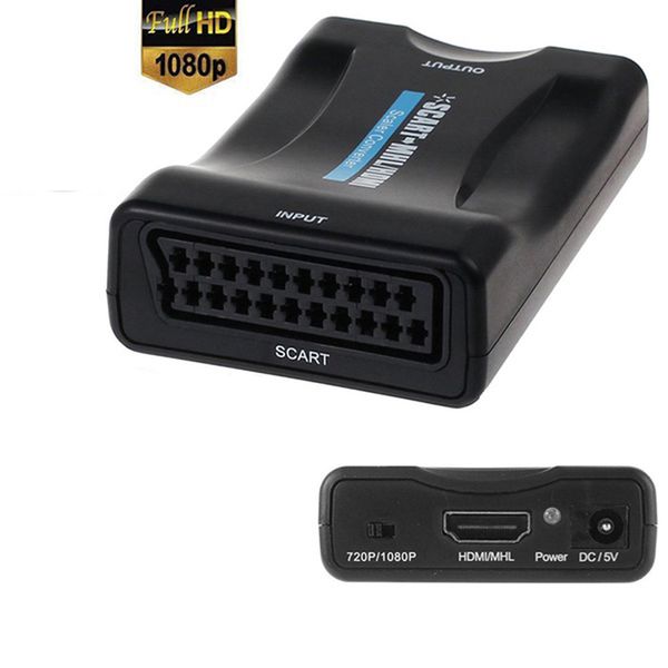 1080p scart to hdmi converter video audio upscale signal adapter converters with charging adapter cable for sky box dvd stb
1080p scart to hdmi converter video audio upscale signal adapter converters with charging adapter cable for sky box dvd stb