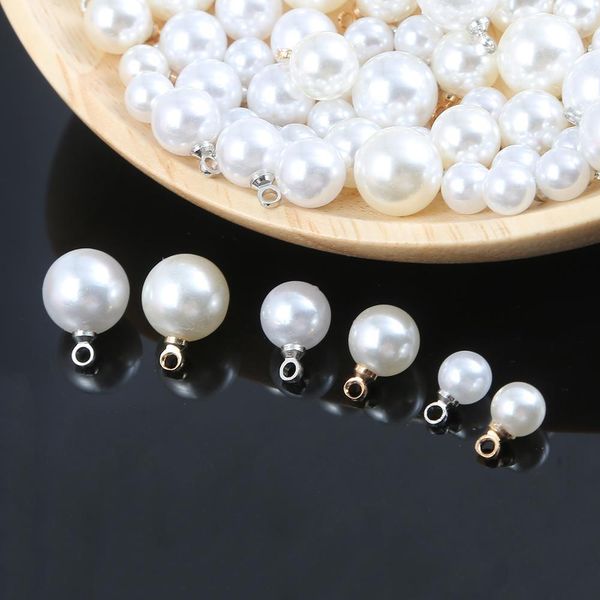 10pcs white ivory abs pearl beads charm stud earring back sers ear post nuts plugging for jewelry making diy earring base, Golden;silver
10pcs white ivory abs pearl beads charm stud earring back sers ear post nuts plugging for jewelry making diy earring base, Golden;silver