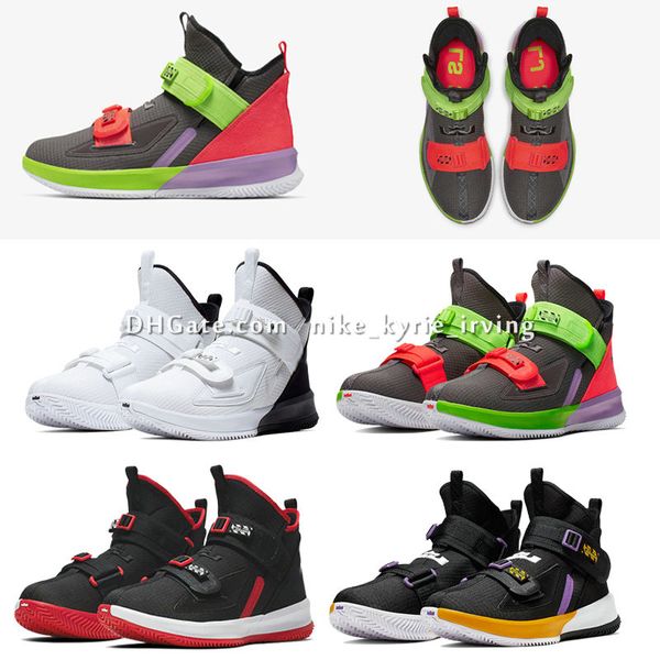 lebron soldier 13 grade school thunder grey with box kids boys girls mens women basketball shoes wholesale size us4-us12, Black
lebron soldier 13 grade school thunder grey with box kids boys girls mens women basketball shoes wholesale size us4-us12, Black