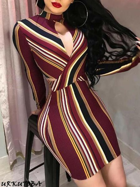 women spring striped bodycon long sleeve holiday dresses ladies autumn mini dress, Black;gray
women spring striped bodycon long sleeve holiday dresses ladies autumn mini dress, Black;gray