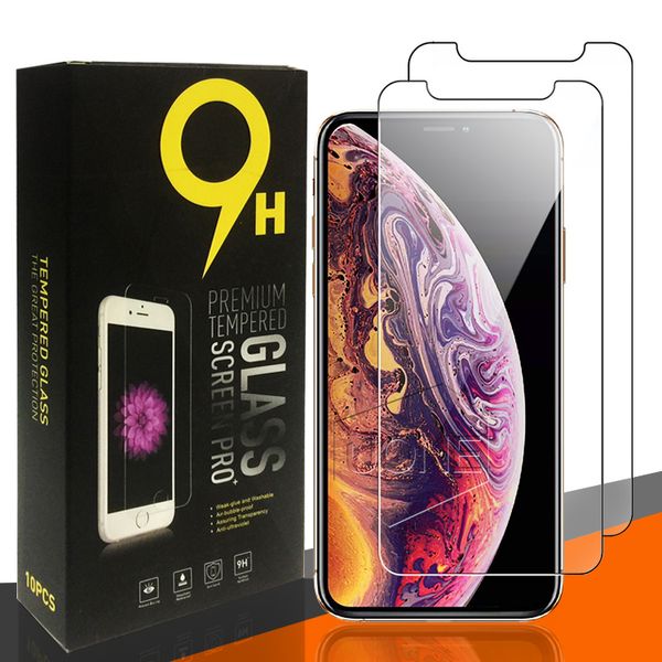 

2019 screen protector for sam a20 a30 a40 a50 a60 tempered glass for iphone 11 pro x xr xs max for lg huawei mate 20 with retailbox