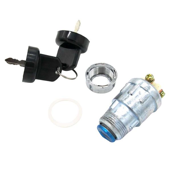 ignition switch with 2 keys, universal 3 wire engine starter switch for car, motorcycle, go kart, truck, scooter, trailer
ignition switch with 2 keys, universal 3 wire engine starter switch for car, motorcycle, go kart, truck, scooter, trailer