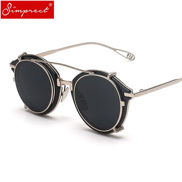 simprect 2019 steampunk sunglasses men women round detachable retro black metal sun glasses vintage steam punk sunglass yj1038, White;black
simprect 2019 steampunk sunglasses men women round detachable retro black metal sun glasses vintage steam punk sunglass yj1038, White;black