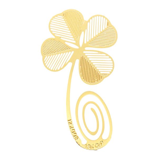 affordable 10pcs classic gold clover shape bookmark sheet metal gift souvenir book reading various forms
affordable 10pcs classic gold clover shape bookmark sheet metal gift souvenir book reading various forms