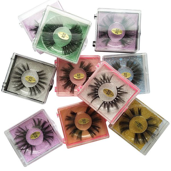 50 sets 6d false lashes square lash boxes 20mm long false eyelashes thick cross fake lashes makeup extension eyelashes
50 sets 6d false lashes square lash boxes 20mm long false eyelashes thick cross fake lashes makeup extension eyelashes