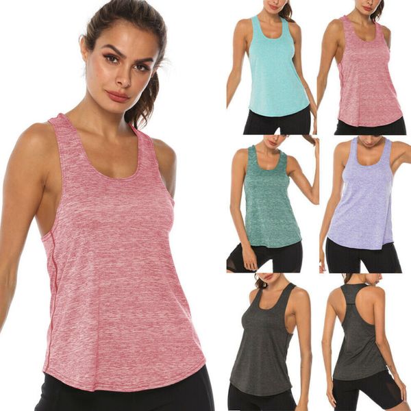 womens sports gym running vest racer back fitness jogging tank 2020 summer fashion clothes, White
womens sports gym running vest racer back fitness jogging tank 2020 summer fashion clothes, White