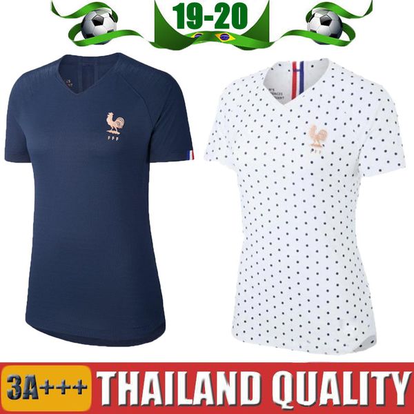 New 19 20 world cup blue and white france woman occer jer ey female pogba cami eta de futbol dembele mbappe kante football jer ey hirt
New 19 20 world cup blue and white france woman occer jer ey female pogba cami eta de futbol dembele mbappe kante football jer ey hirt