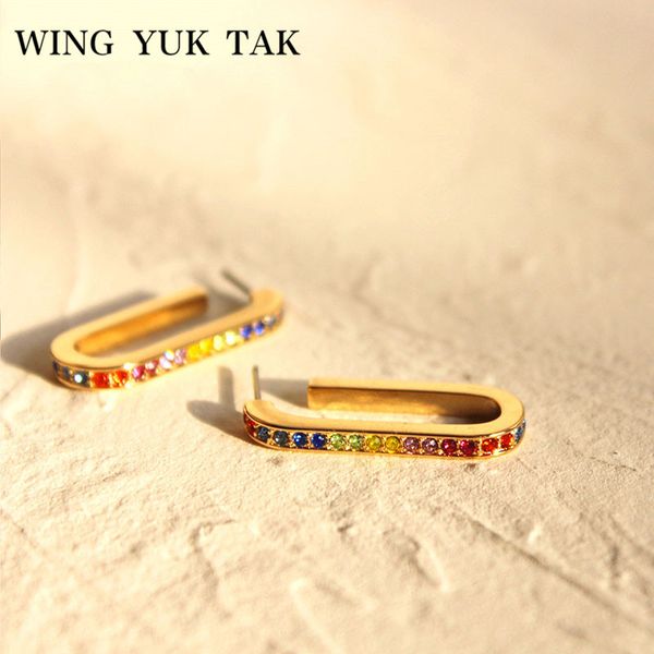wing yuk tak 2020 new arrival gold color crystal hoop earrings for women fashion statement earring party wedding fashion jewelry, Golden;silver
wing yuk tak 2020 new arrival gold color crystal hoop earrings for women fashion statement earring party wedding fashion jewelry, Golden;silver