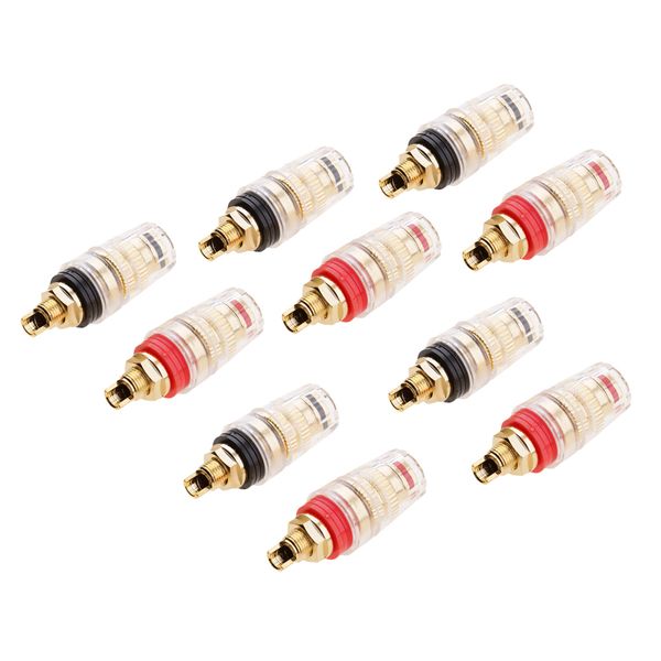 10pcs 4mm banana plug socket connector binding post for amplifier speaker terminal socket connector & audio video cable plugs & adapter
10pcs 4mm banana plug socket connector binding post for amplifier speaker terminal socket connector & audio video cable plugs & adapter