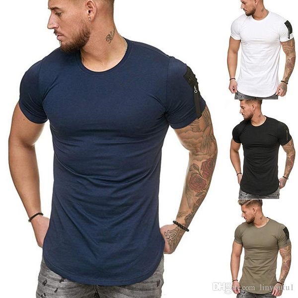 2020 fashion men's slim fit o neck short sleeve muscle tee selling t-shirt casual men tshirt clothes summer, White;black
2020 fashion men's slim fit o neck short sleeve muscle tee selling t-shirt casual men tshirt clothes summer, White;black