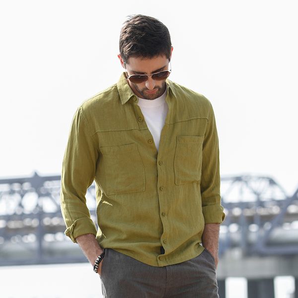 мужчины весна лето новое прибытие японский стиль harajuku простой дизайн двойные карманы чистое белье с длинным рукавом мужские свободные по, White;black 
мужчины весна лето новое прибытие японский стиль harajuku простой дизайн двойные карманы чистое белье с длинным рукавом мужские свободные по, White;black