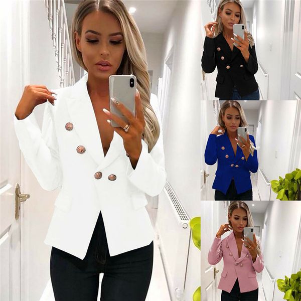 women solid short turn-down collar coat suit work office daily long sleeve open front short cardigan jacket autumn winter, Black;brown
women solid short turn-down collar coat suit work office daily long sleeve open front short cardigan jacket autumn winter, Black;brown