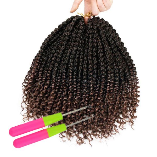 spring ress hair with water weave synthetic curly in pre twist 18inch tress water wave hair bulks 2020 ombre passion twist, Black
spring ress hair with water weave synthetic curly in pre twist 18inch tress water wave hair bulks 2020 ombre passion twist, Black