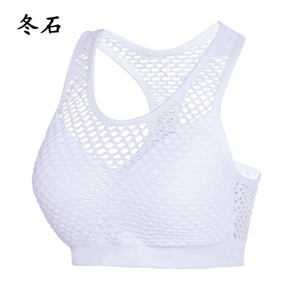 gym clothing hollow out high impact sports bra mesh back training yoga shirt fitness running women crop sport, White;black
gym clothing hollow out high impact sports bra mesh back training yoga shirt fitness running women crop sport, White;black