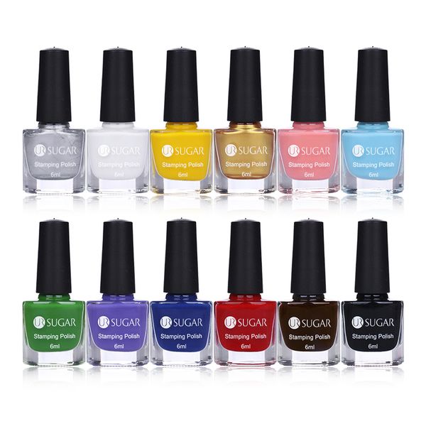 ur sugar 2 bottles/set nail art stamping polish black white gold silver nail art varnish plate printing polish 12 colors 
ur sugar 2 bottles/set nail art stamping polish black white gold silver nail art varnish plate printing polish 12 colors