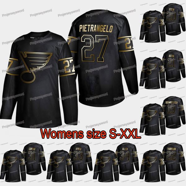 Womens St. Louis Blues Alex Pietrangelo 2019 Golden Edition Jersey Chris Thorburn Alexander Steen Bernie Federko Jared Coreau Jake Allen
Womens St. Louis Blues Alex Pietrangelo 2019 Golden Edition Jersey Chris Thorburn Alexander Steen Bernie Federko Jared Coreau Jake Allen