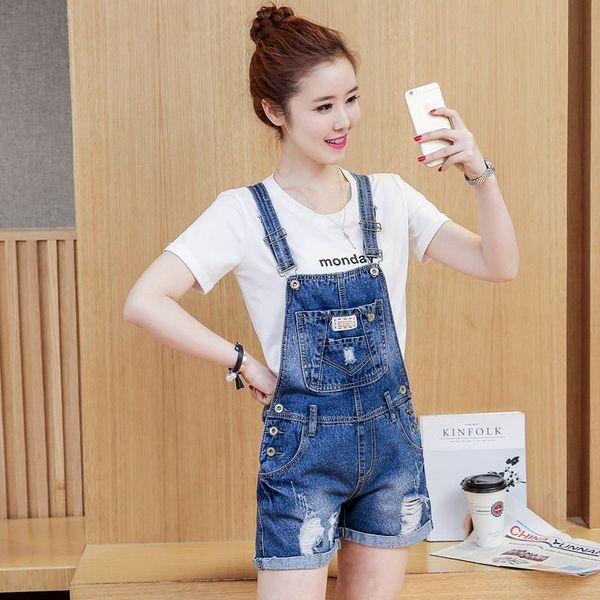 new arrival fashion spring summer quality loose holed short plants cotton overalls washed pockets patches women jeans j6022, Blue
new arrival fashion spring summer quality loose holed short plants cotton overalls washed pockets patches women jeans j6022, Blue