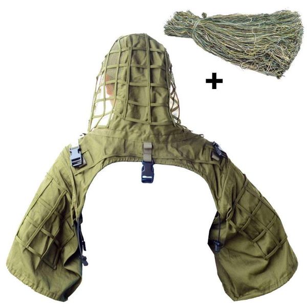 sniper ghillie suit foundation viper hood + 1 bag ghillie thread to build your own suit, Camo
sniper ghillie suit foundation viper hood + 1 bag ghillie thread to build your own suit, Camo