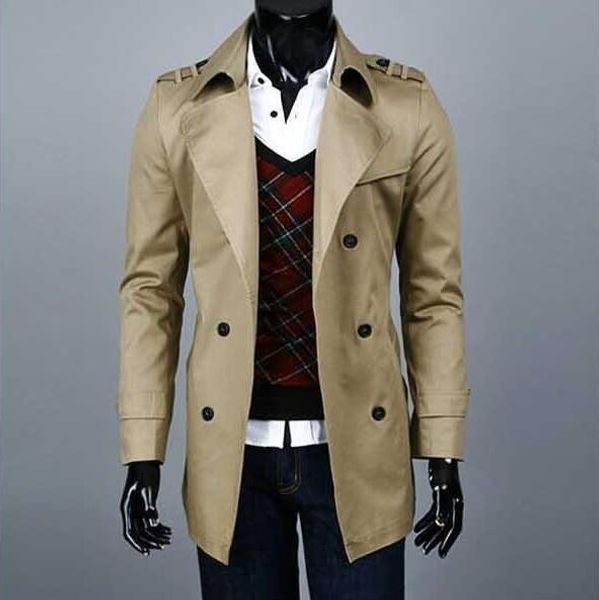 teenage medium-long slim trench coat men overcoat long sleeve mens clothing business casaco masculino khaki plus size 9xl, Tan;black
teenage medium-long slim trench coat men overcoat long sleeve mens clothing business casaco masculino khaki plus size 9xl, Tan;black
