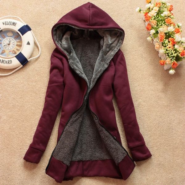 xuxi women winter fashion women's long sleeve sportswear warm overcoat thick zippered overcoat with women's hood fz761, Black
xuxi women winter fashion women's long sleeve sportswear warm overcoat thick zippered overcoat with women's hood fz761, Black