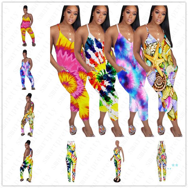 summer women strap jumpsuit tie dye design sleeveless harem pants romper low neck backless one piece casual club beach cloth sportsweard5608, Blue
summer women strap jumpsuit tie dye design sleeveless harem pants romper low neck backless one piece casual club beach cloth sportsweard5608, Blue