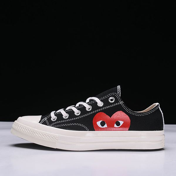 2020 cdg commes des garcons love heart eyes canvas shoes classic 1970s shoes casual high low skate training sneakers, Black
2020 cdg commes des garcons love heart eyes canvas shoes classic 1970s shoes casual high low skate training sneakers, Black