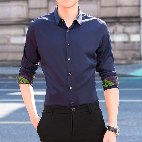 men's dress shirts long sleeve shirt youth business casual slim fashion joker simple multicolor optional, White;black
men's dress shirts long sleeve shirt youth business casual slim fashion joker simple multicolor optional, White;black