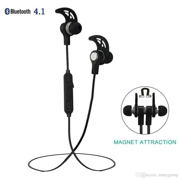 

sq-u6 bluetooth headphones v4.1 wireless earbuds in-ear noise reduction earphones with mic sweatproof stereo bluetooth headset for iphone 7