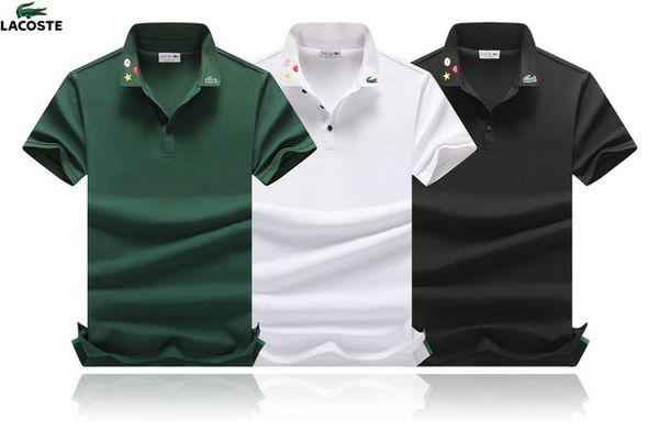 lacostes brand short sleeved mens designer polo casual business polo fashion slim polo trend wild t-shirt cotton sports t shirt, White;black
lacostes brand short sleeved mens designer polo casual business polo fashion slim polo trend wild t-shirt cotton sports t shirt, White;black