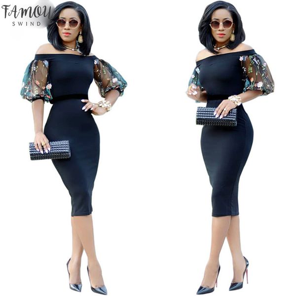novelty design style women dress solid slash neck lace half sleeve bodycon midi dress vestido a3003, Black;gray
novelty design style women dress solid slash neck lace half sleeve bodycon midi dress vestido a3003, Black;gray